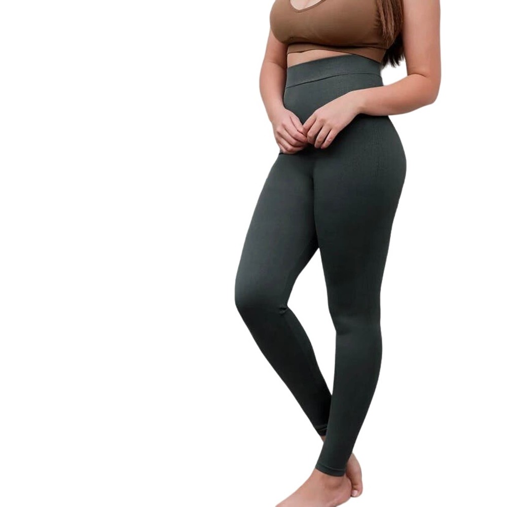 Blanqi everyday forest green postpartum support leggings